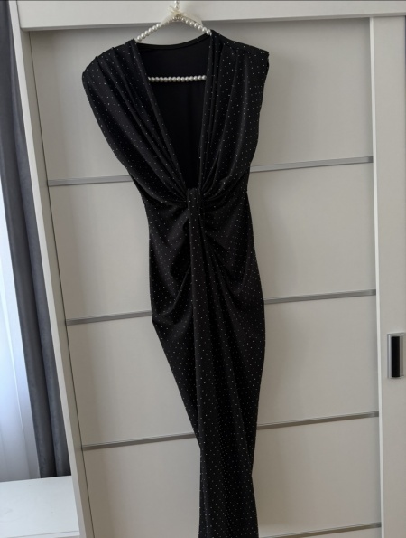 Rochie Modelatoare BELLA 2 Crystal Black - Img 3