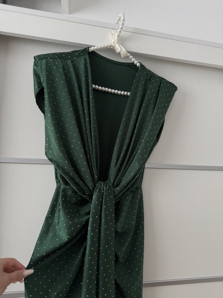 Rochie Modelatoare BELLA 2 Crystal Green