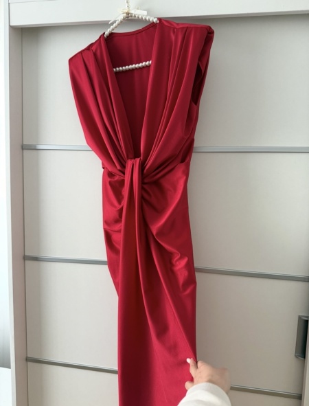 Rochie Modelatoare BELLA 2 Red - Img 2