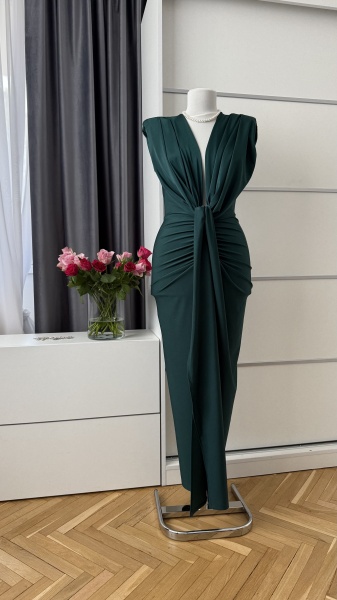Rochie Modelatoare Bella 2 Royal Green - Img 4