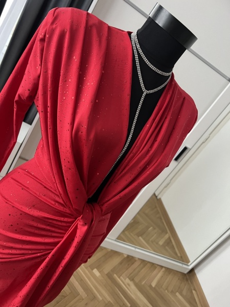 Rochie Modelatoare BELLA Fusion Red - Img 3
