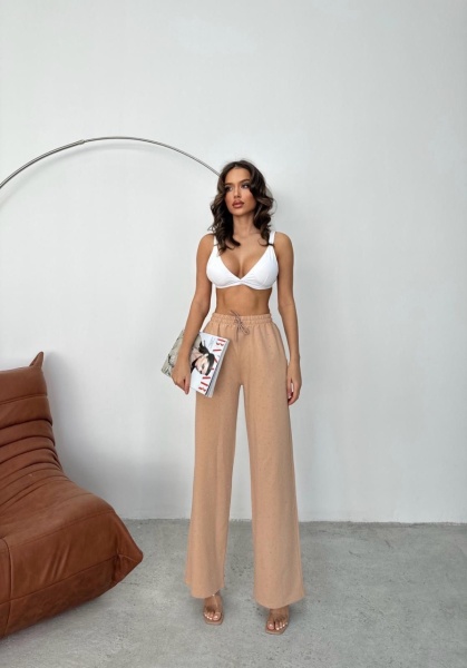 Pantaloni Chloe Bej - Img 2