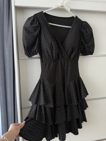 Rochie Barbie Crystal Black