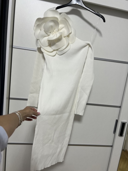 Rochie Flora White - Img 2