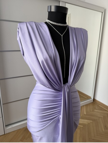 Rochie Modelatoare BELLA 2 Lila - Img 2