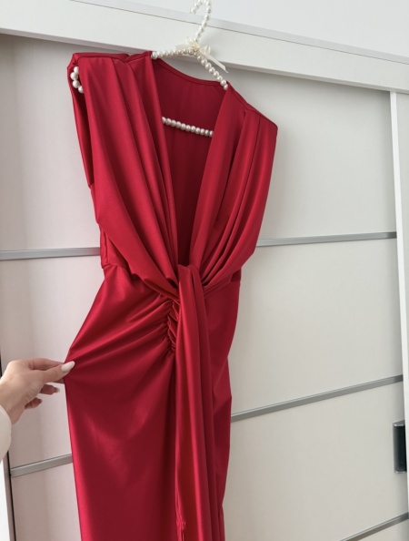 Rochie Modelatoare BELLA 2 Red - Img 3