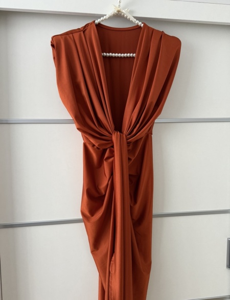 Rochie Modelatoare BELLA 2 Royal Orange - Img 2