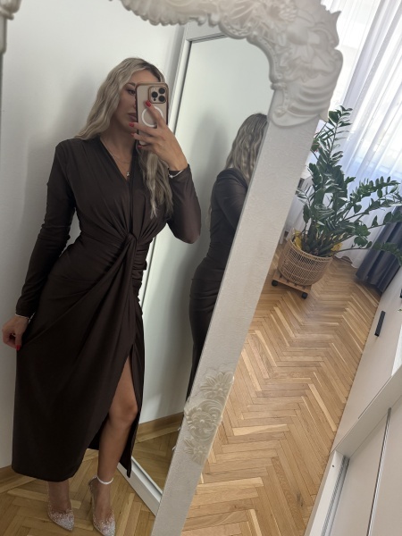 Rochie Modelatoare BELLA Chocolate