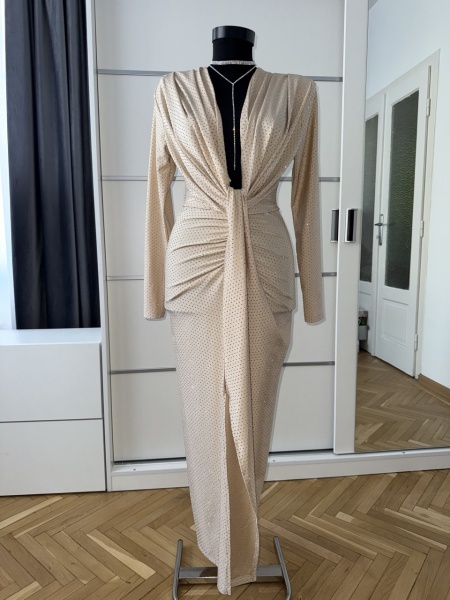 Rochie Modelatoare BELLA Crystal Ivory - Img 4