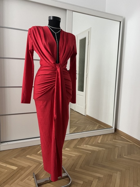 Rochie Modelatoare BELLA Fusion Red - Img 4