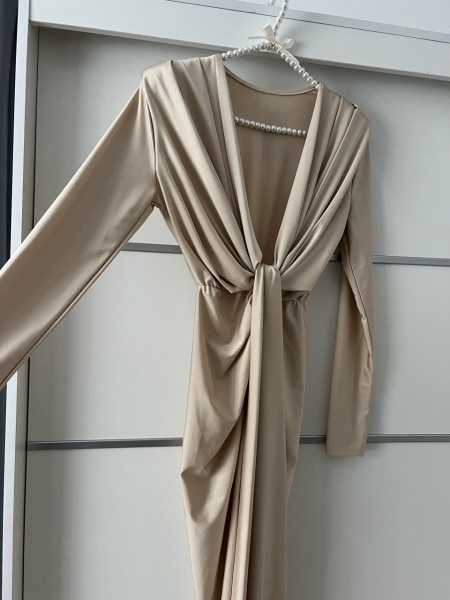 Rochie Modelatoare BELLA Ivory - Img 4