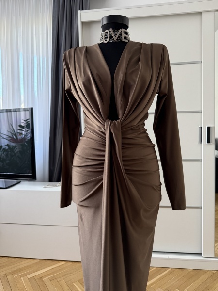 Rochie Modelatoare BELLA Latte - Img 5