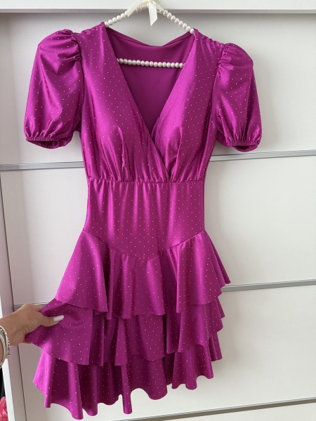 Rochie Barbie Crystal Magenta - Img 3