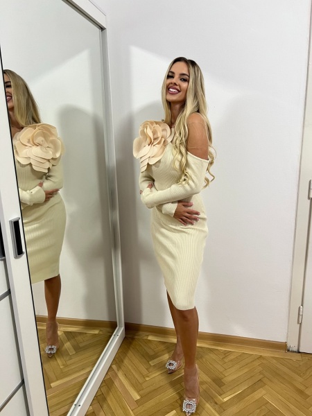 Rochie Flora Ivory - Img 3