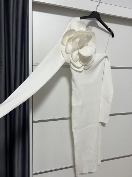 Rochie Flora White - Img 3