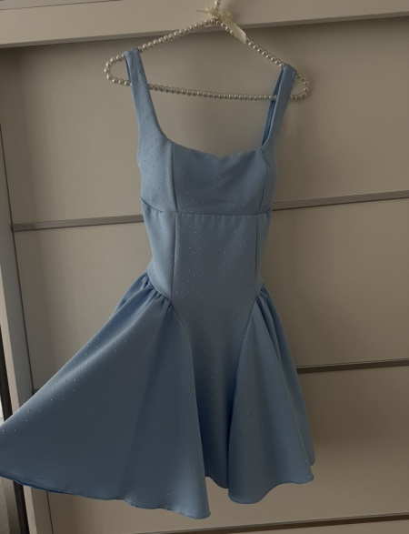 Rochie Iris Baby Blue Crystal - Img 2