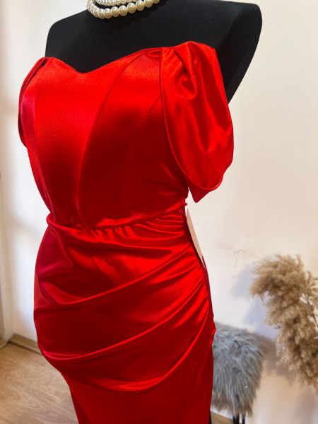 Rochie Iris Corset Red - Img 2