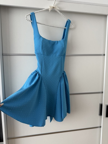 Rochie Iris Crystal Blue - Img 2