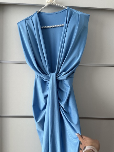 Rochie Modelatoare BELLA 2 Sea Blue - Img 3