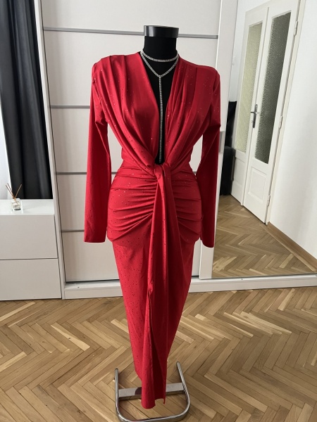 Rochie Modelatoare BELLA Fusion Red - Img 5
