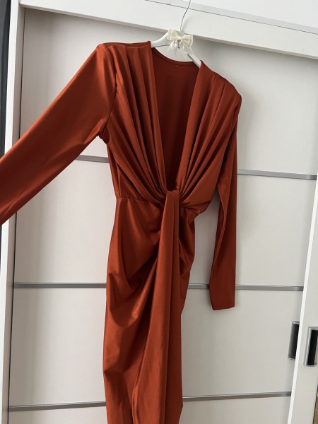 Rochie Modelatoare BELLA Royal Orange - Img 3