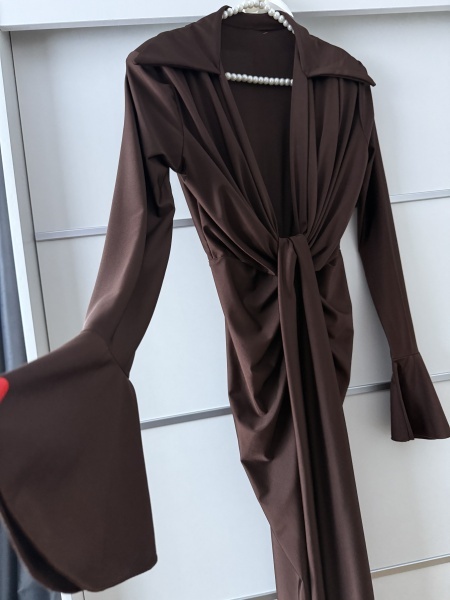 Rochie Modelatoare BELLA V Chocolate - Img 3