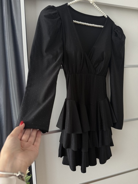 Rochie Barbie 2 Crystal Full Black - Img 4