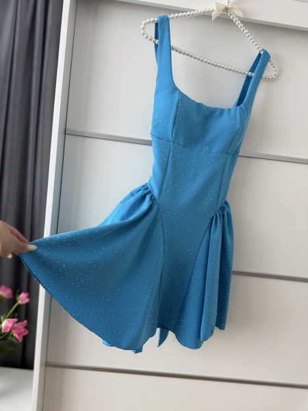 Rochie Iris Crystal Blue - Img 3