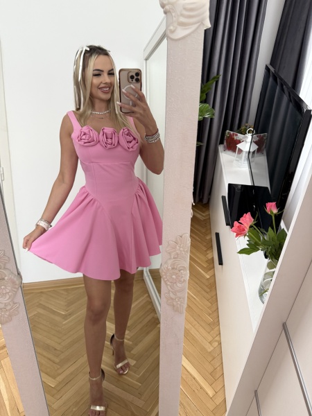 Rochie Iris Roses Pink - Img 2