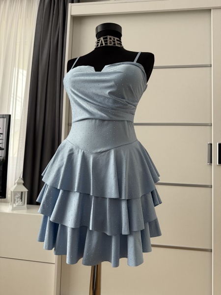 Rochie Mirabela Crystal Baby Blue - Img 2