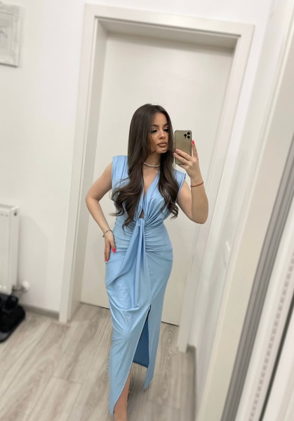 Rochie Modelatoare BELLA 2 Baby Blue