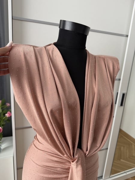 Rochie Modelatoare BELLA 2 Crystal L Pink