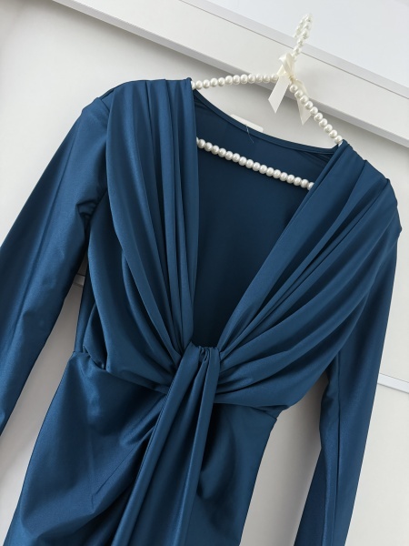 Rochie Modelatoare BELLA Night Blue - Img 3