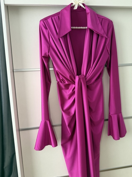 Rochie Modelatoare BELLA V Magenta - Img 2