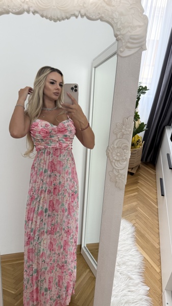 Rochie Ella Pink Flower - Img 2
