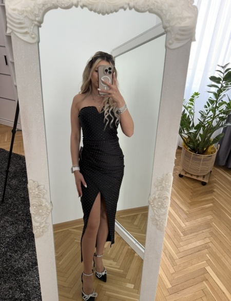 Rochie Iasmin Crystal Black - Img 2