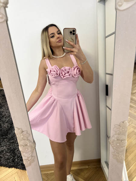 Rochie Iris Roses Baby Pink - Img 2