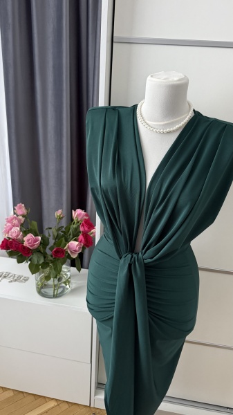 Rochie Modelatoare Bella 2 Royal Green - Img 2