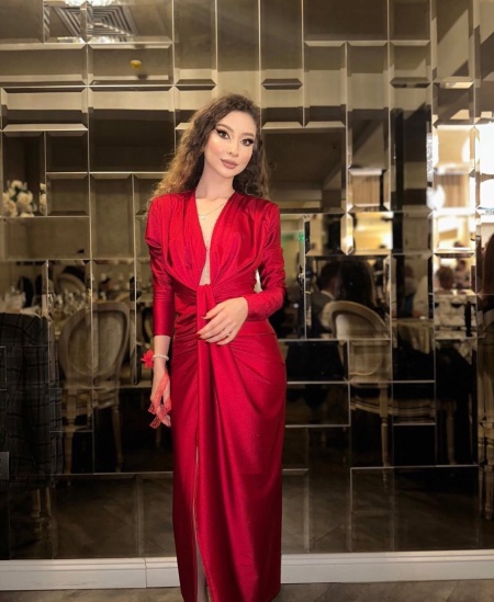 Rochie Modelatoare Bella Red - Img 6