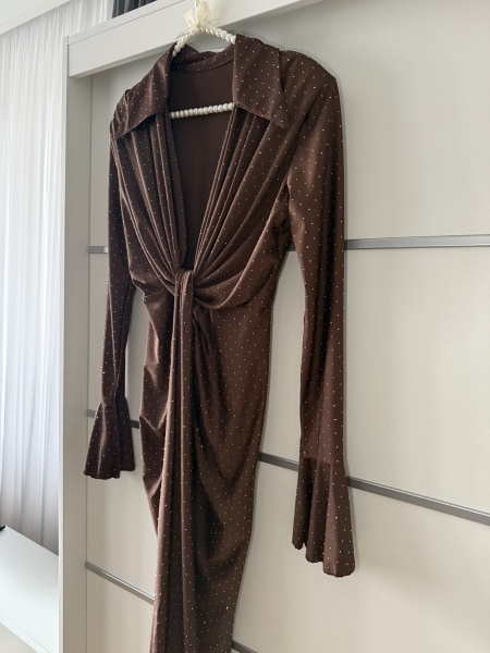 Rochie Modelatoare BELLA V Crystal Chocolate - Img 2