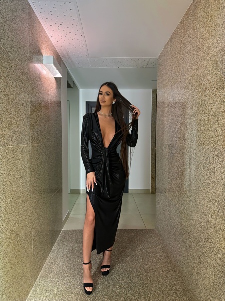 Rochie BELLA Black Sidef - Img 2