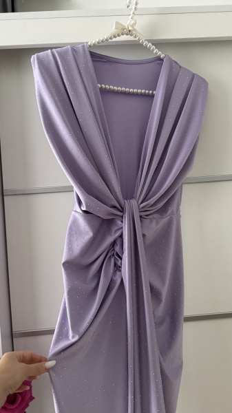 Rochie Modelatoare Bella 2 Crystal Lila - Img 3