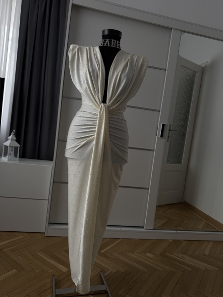 Rochie Modelatoare BELLA 2 Crystal White