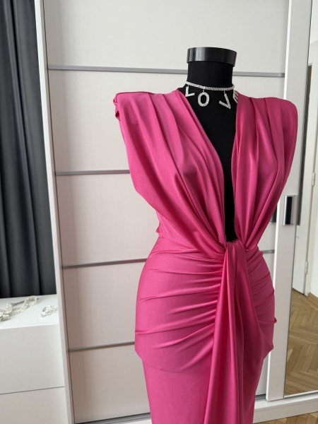 Rochie Modelatoare BELLA 2 Rosa - Img 2