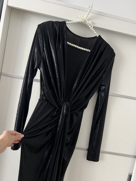 Rochie Modelatoare BELLA Black Sidef - Img 2