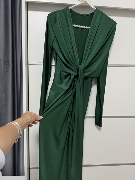 Rochie Modelatoare Bella Green - Img 2
