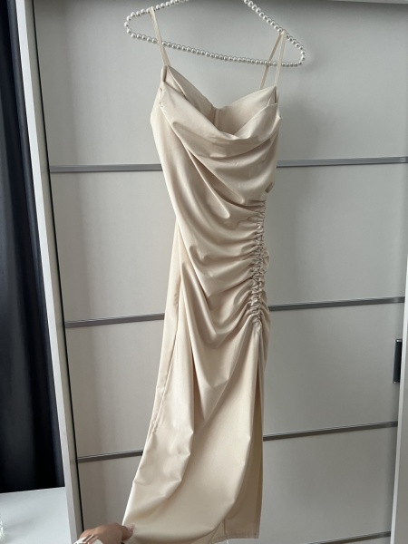 Rochie Yssa Modelatoare Champagne - Img 2