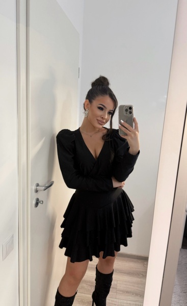 Rochie Barbie 2 Crystal Full Black - Img 6