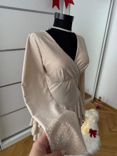 Rochie Barbie L Crystal Ivory - Img 2