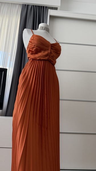 Rochie Ella Royal Orange - Img 2